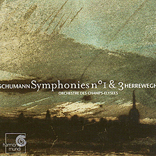 Schumann. Symphonies n 1 & 3. Herreweghe.